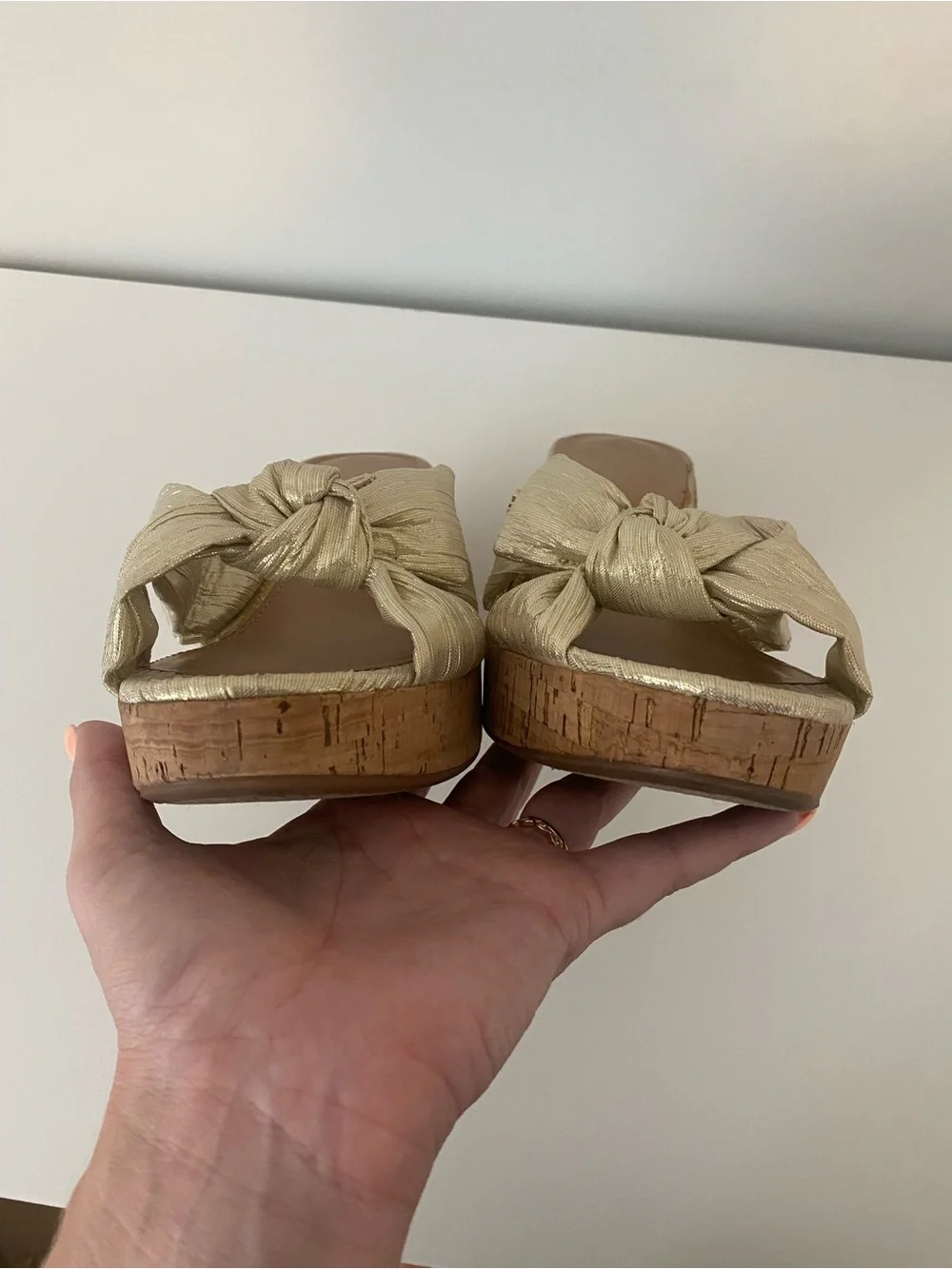 Sam And Libby Wedge Sandals Size 10 Claudia Style
